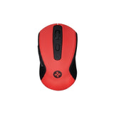 Mouse Naceb Technology NA-0116R Curvo, Rojo