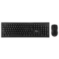 Kit Teclado y Mouse Qian QKX-WRESP-01-BK, USB, Negro