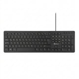 Teclado GETTTECH GGK-ESMWR-01, Negro