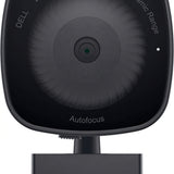 Webcam DELL WB3023, 2560 x 1440 Pixeles QHD (2K), Negro