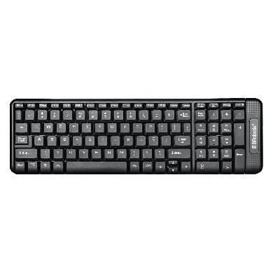 Kit Teclado y Mouse BROBOTIX 6000618, Negro