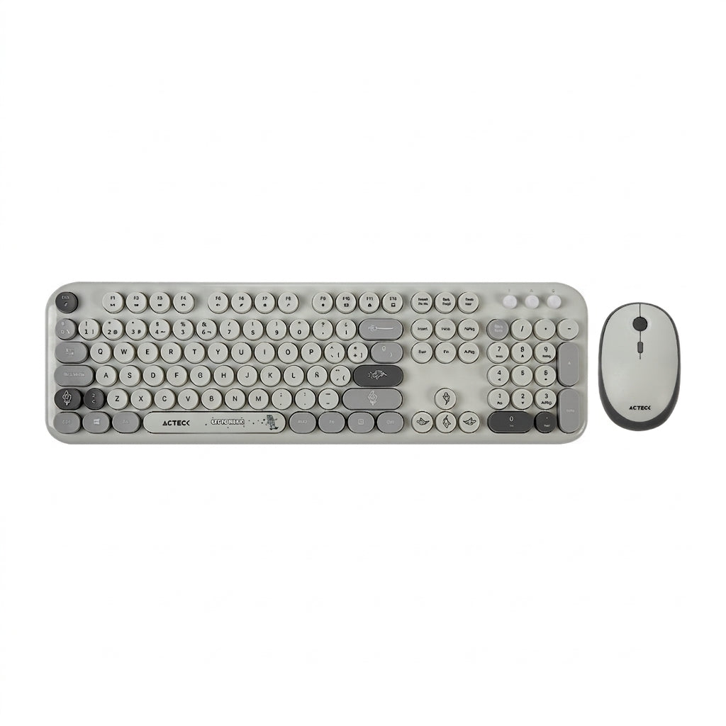 Kit Teclado y Mouse ACTECK MK485, Gris