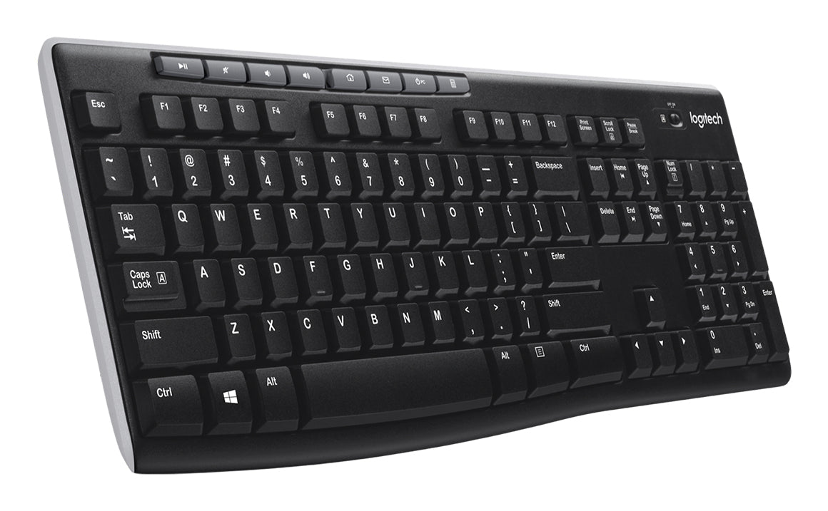Teclado Inalámbrico LOGITECH K270 RF inalámbrico, Negro