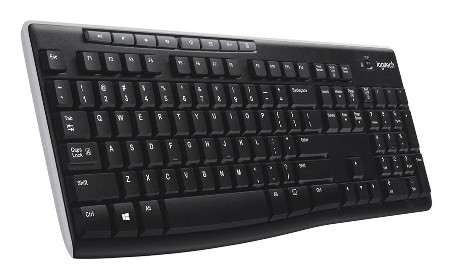 Teclado Inalámbrico LOGITECH K270 RF inalámbrico, Negro