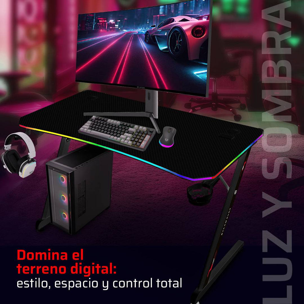 Escritorio Gamer Balam Rush MRX8000 VA, Negro