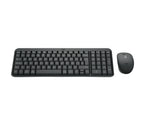 Kit Teclado y Mouse LOGITECH MK250 920-013513 LED, Negro