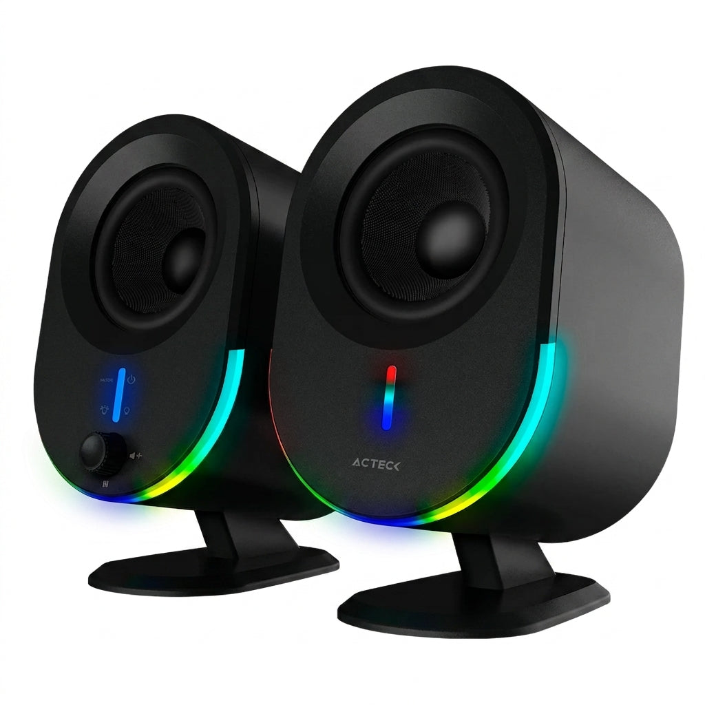 Bocinas ACTECK BS630, Bluetooth, Negro