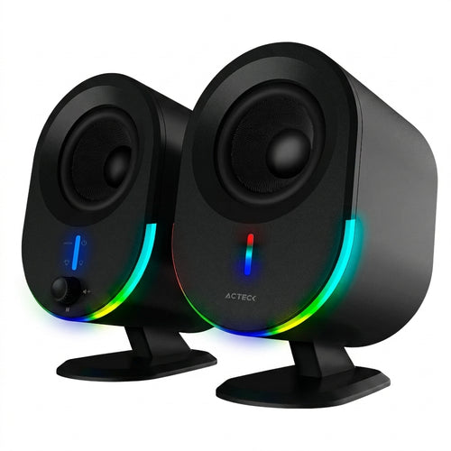 Bocinas ACTECK BS630, Bluetooth, Negro