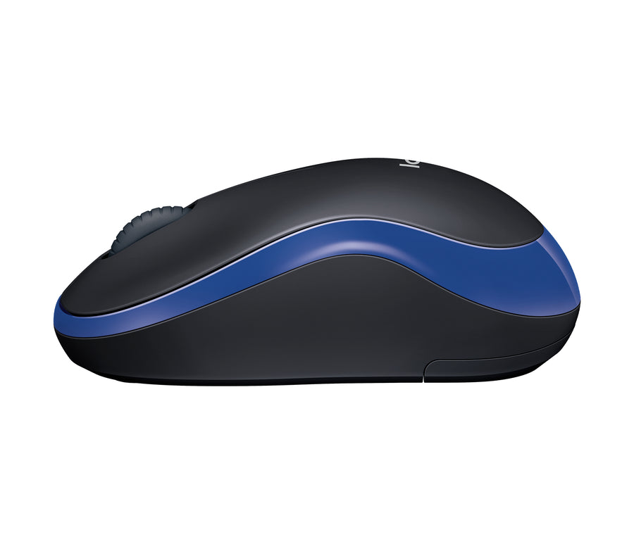 Mouse LOGITECH M185 Óptico, RF Wireless+USB, Negro