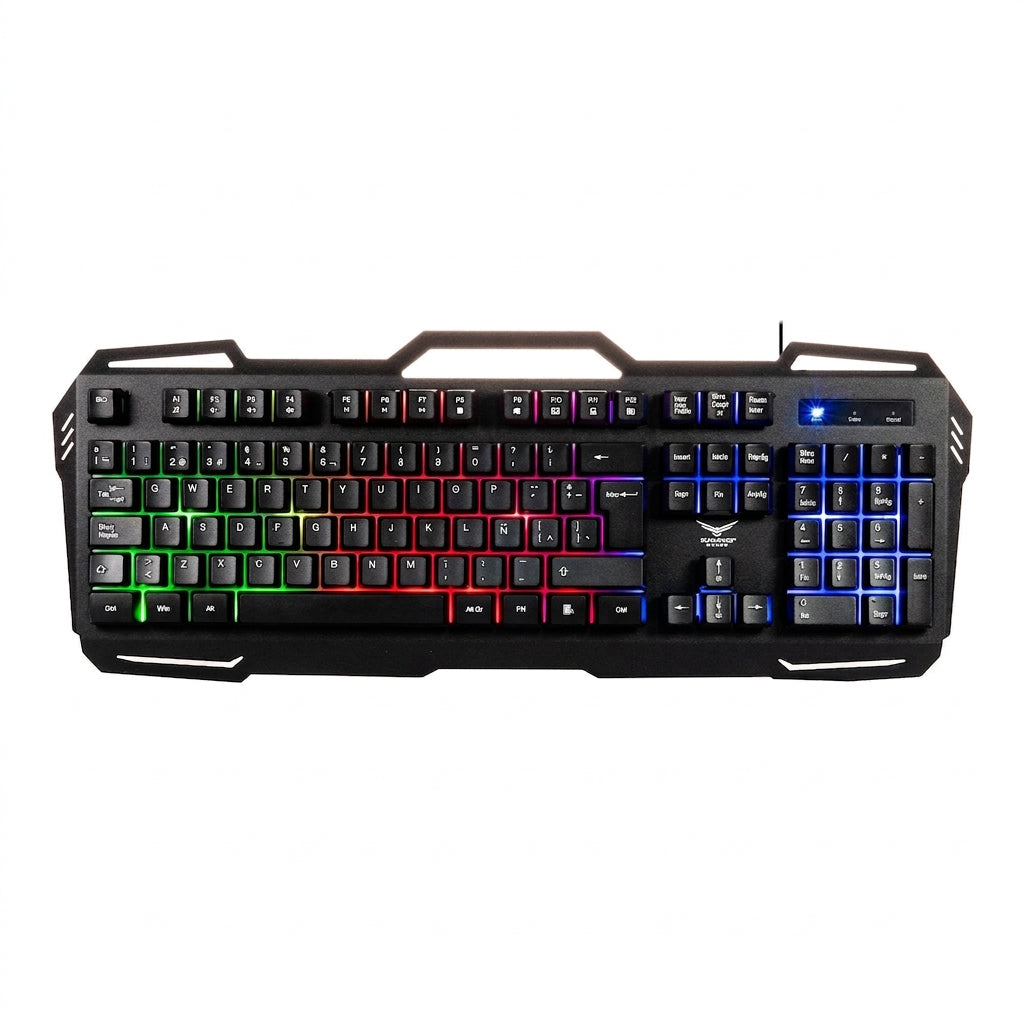 Teclado Gamer Naceb Gaming NA-0967, Negro