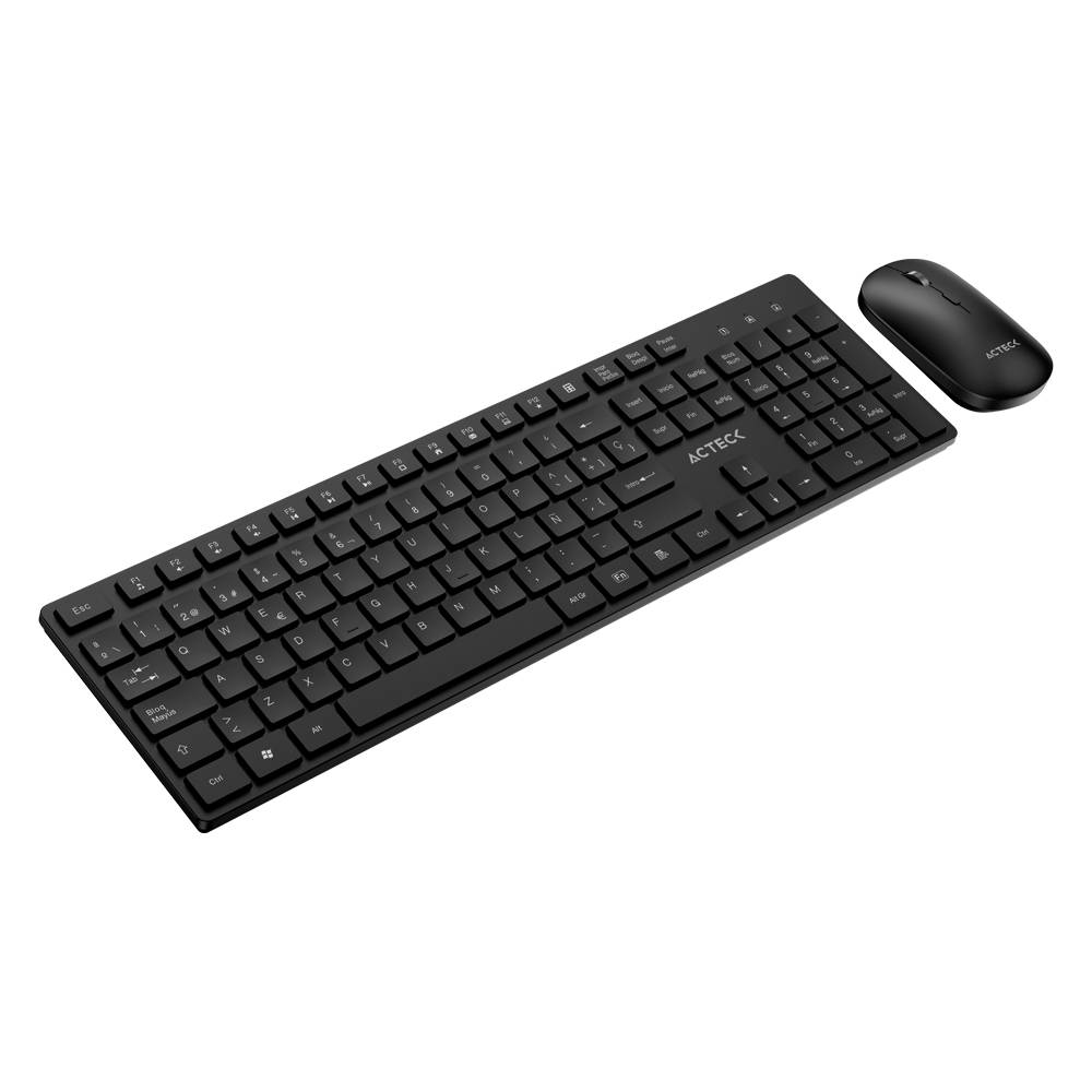 Kit Teclado y Mouse ACTECK CREATOR VANTAGE AERO MK555 VA, Negro