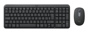 Kit Teclado y Mouse LOGITECH MK250 LED, Blanco