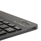 Teclado BROBOTIX 6006436 Inalámbrico Bluetooth, Negro