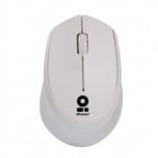 Mouse Inalámbrico BROBOTIX 6000809 Óptico, 1000 DPI, Blanco